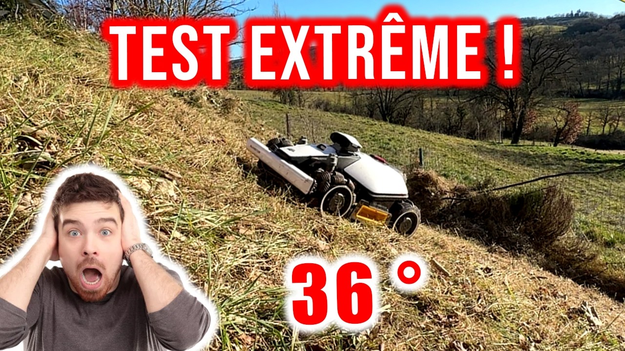 LUBA Mini dans un jardin en Pente TEST