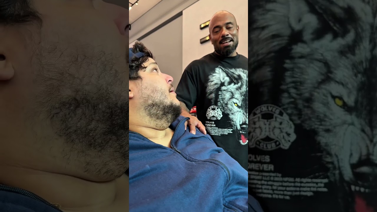 Homem negro p&ocirc;s obeso de 220kg na cadeira de rodas ?! #comedia #mamute #balestrin #cariani #academia