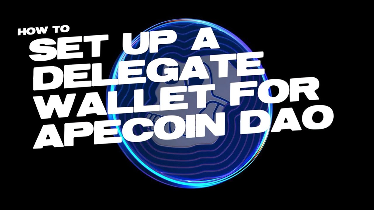 How to Set Up a Delegate Wallet for ApeCoin DAO