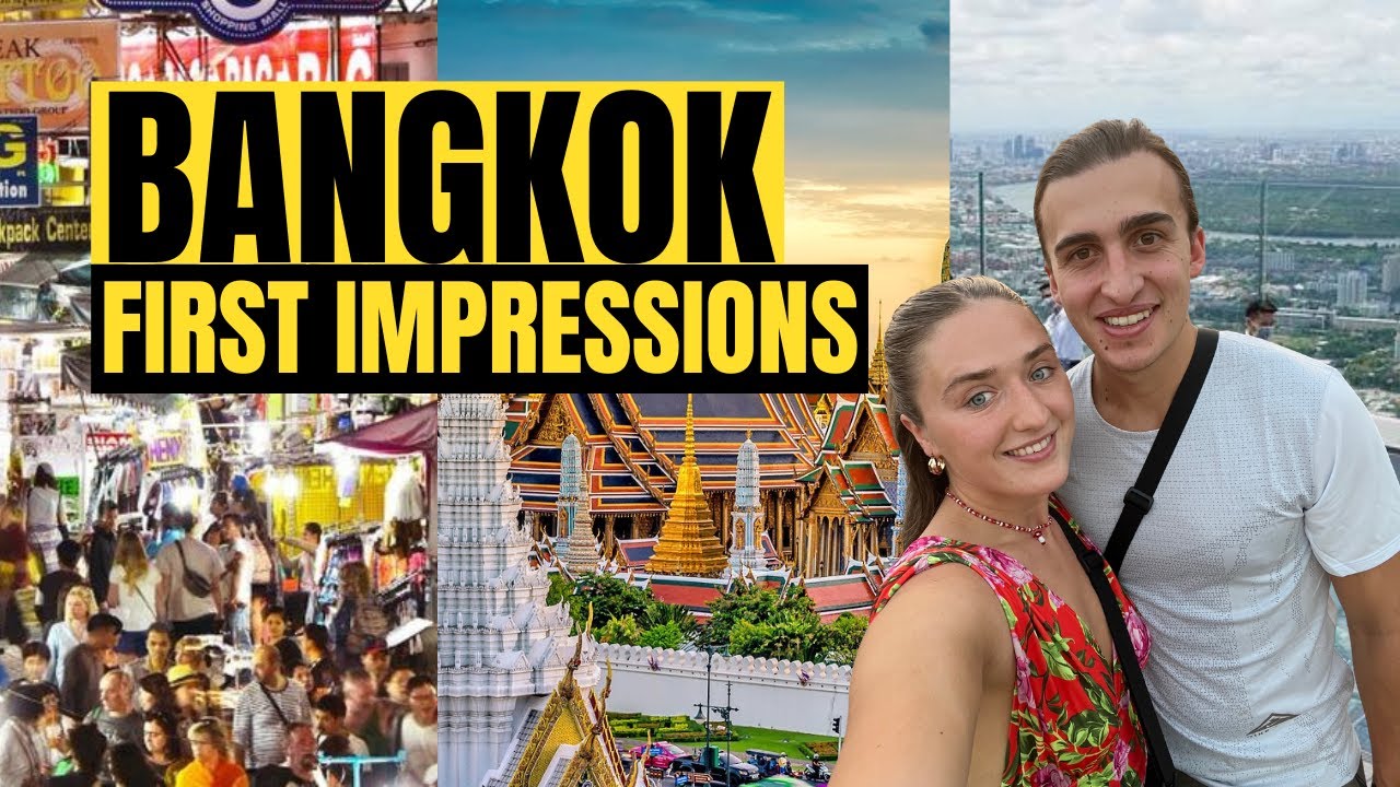 Our First Impressions Of Bangkok! - Day 1🇹🇭