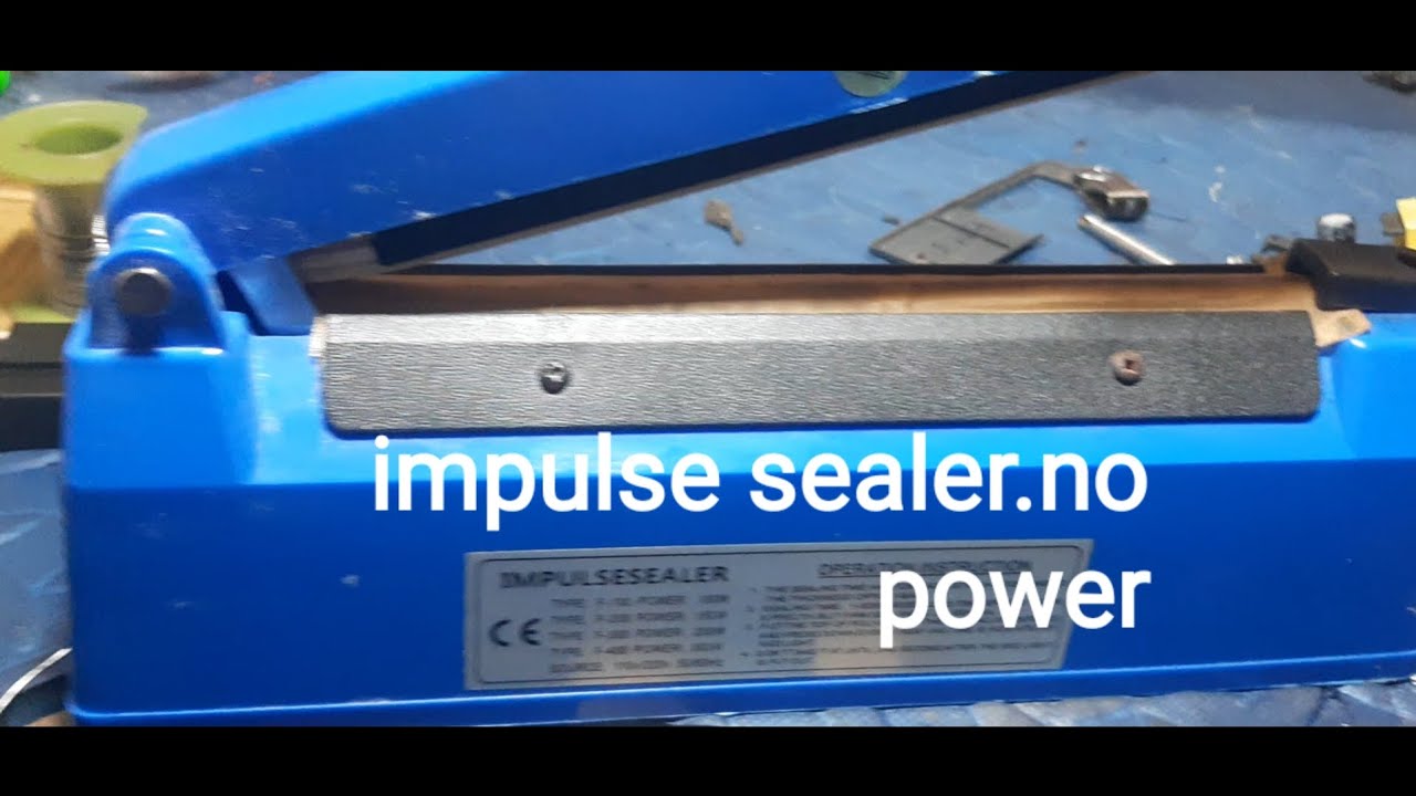 basic repair of impulse plastic heat sealer no power.done repair