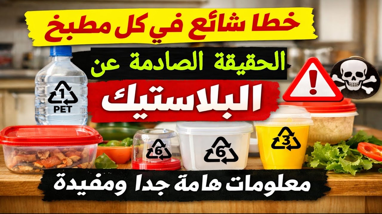 البلاستيك يدمّر صحتك بصمت | أرقام ممنوعة في المطبخ تسبّب خللًا هرمونيًا!