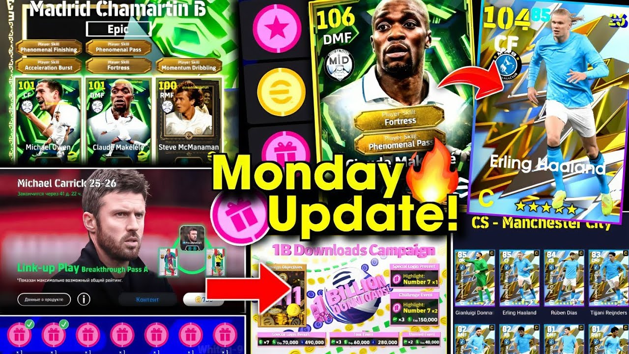 What Is Coming On Monday And Next Thursday In eFootball 2026 Mobile | Free Epic, Monday Update