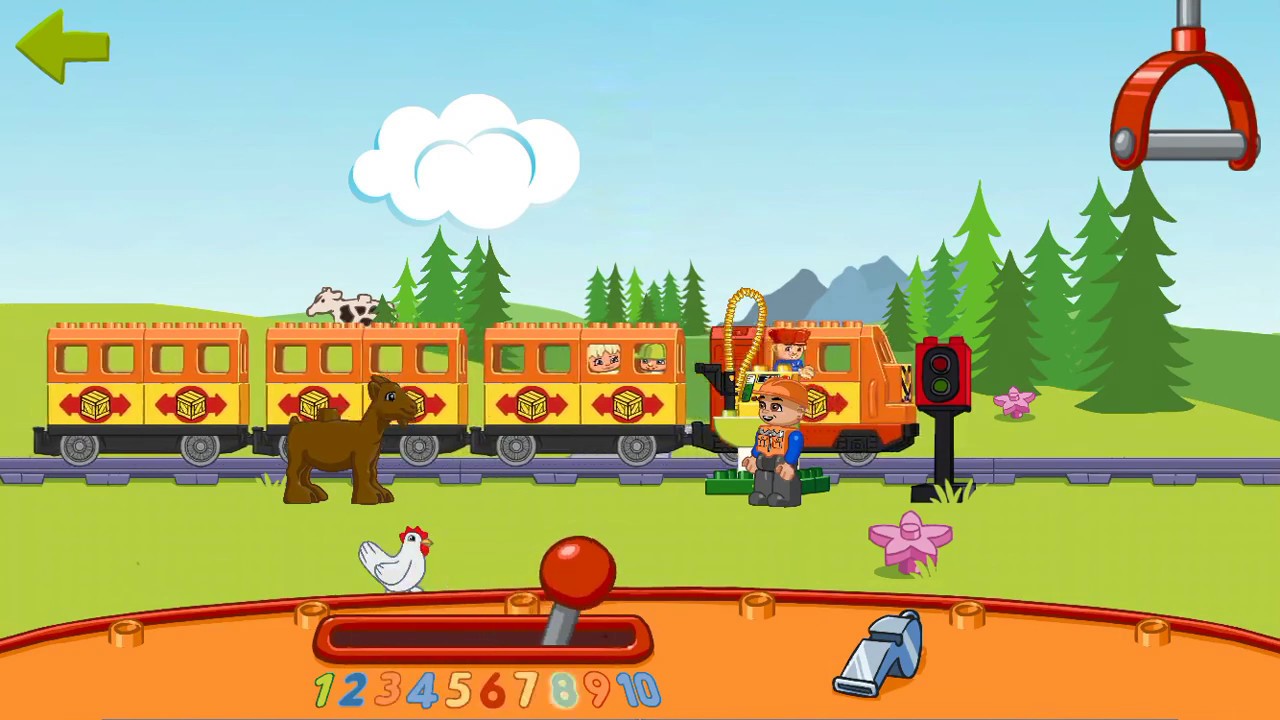 Lego Duplo Trains - Game Education For Kids - Baby Learn To Train