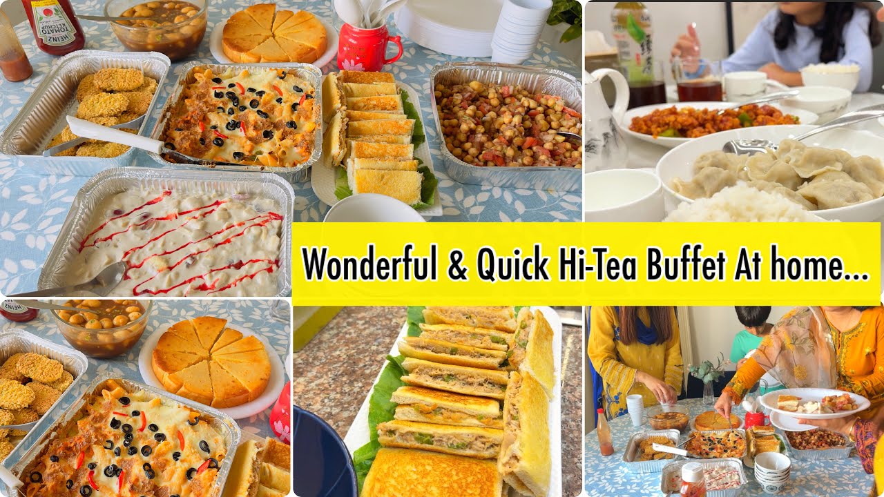 How I Organise Wonderful High-Tea Party For My Friends | Fast and Simple Recipes For hi-tea buffet🌸