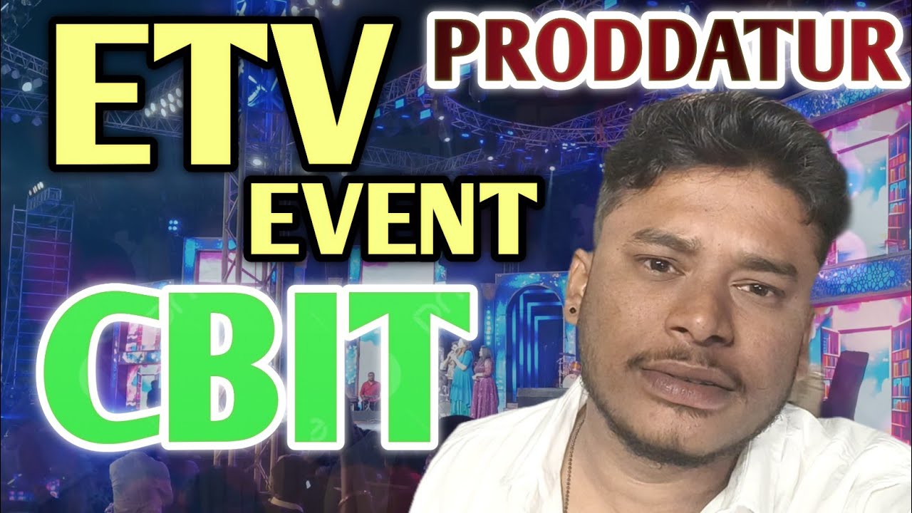 ETV Enaadu Program || CBIT COLLEGE Proddatur @akhil_jodu_vlogs 