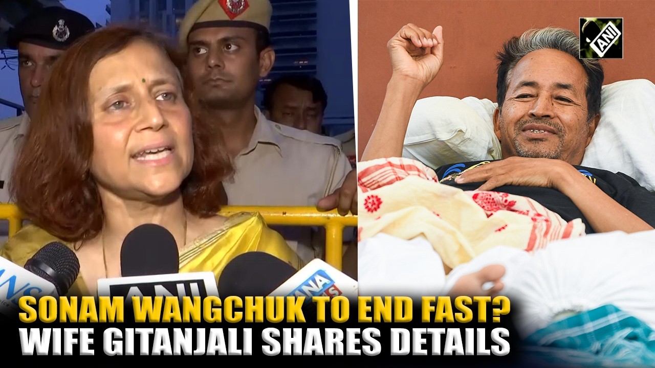 Sonam Wangchuk to end fast? Wife Gitanjali Angmo shares important details