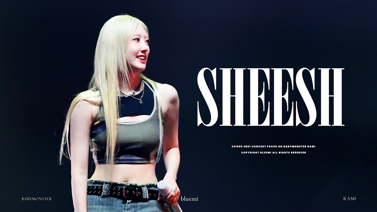 241006 SEOUL 2NE1 CONCERT BABYMONSTER [SHEESH] RAMI 라미 FOCUS FANCAN 직캠(4K)