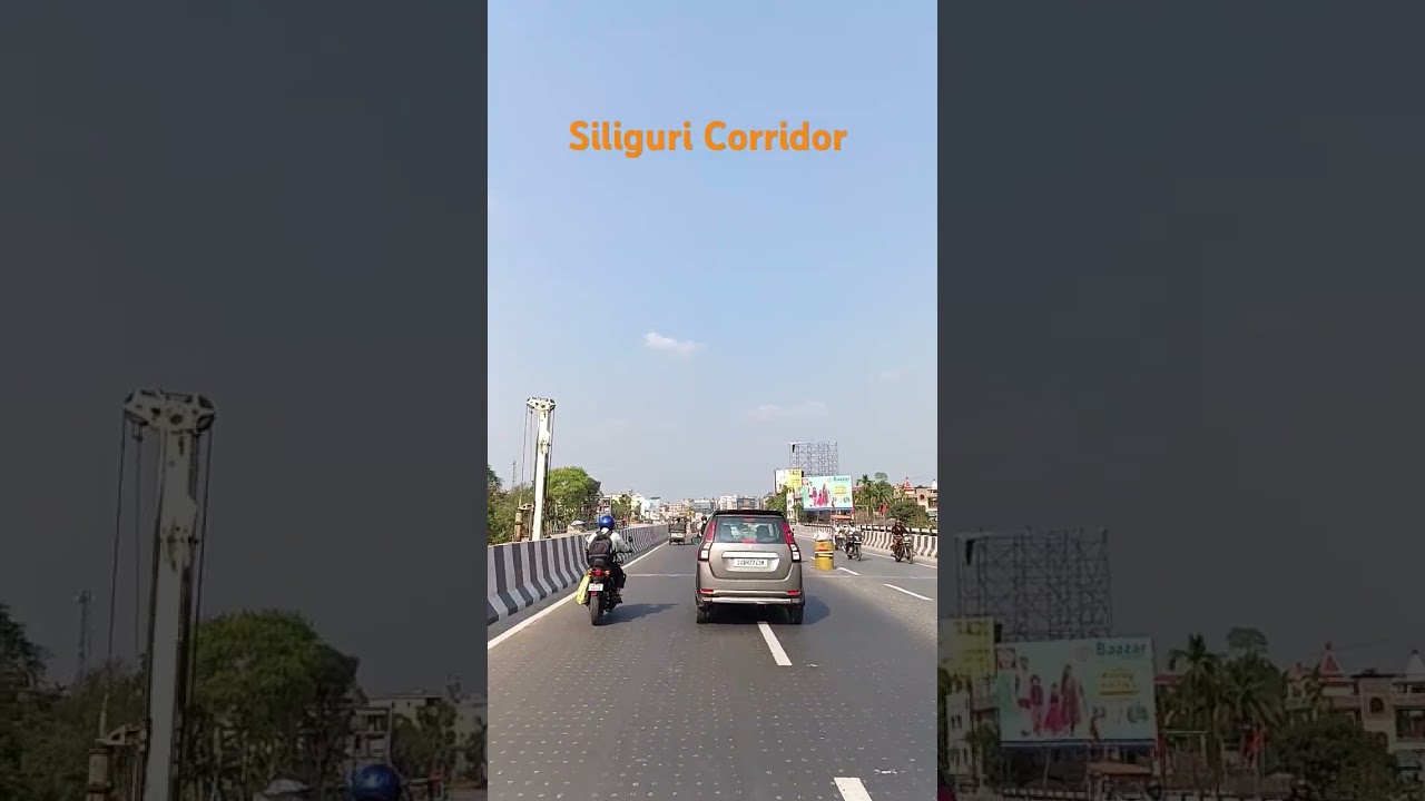 Siliguri Corridor Chicken Neck Gateway of North East India #siliguricorridor #chickenneck #ytshorts