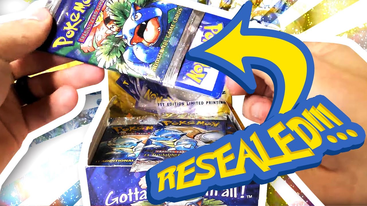 SCAMMED !!! Base Set 1ST EDITION Pokemon Booster Box  - 100% RESEALED