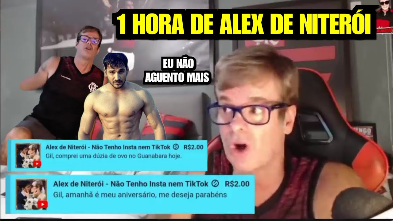 1 HORA DE ALEX DE NITERÓI DEIXANDO O FERNANDO GIL MALUCO AO VIVO