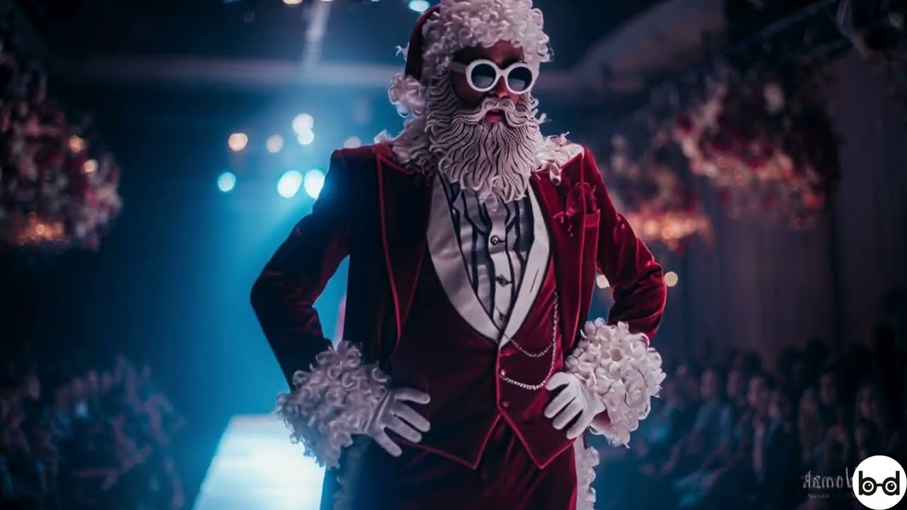 Santa in Style | A Surreal AI Christmas Noir (AI Animation 4K)