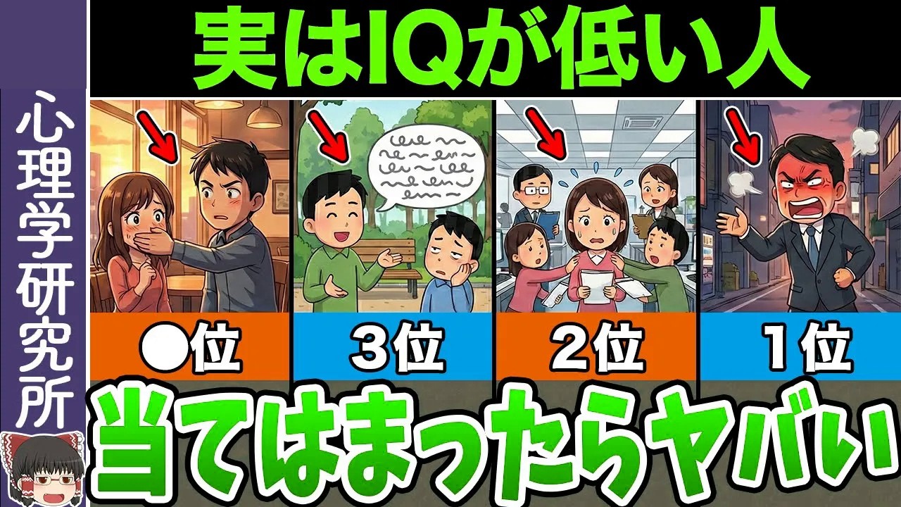 【TOP10】9割が無意識でやってる…頭が悪い人の危険な共通点