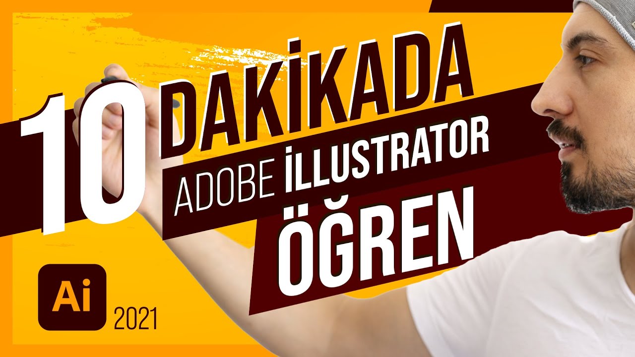 10 Dakikada Adobe Illustrator Nasıl Öğrenilir? / Uygulamalı illustrator Dersleri
