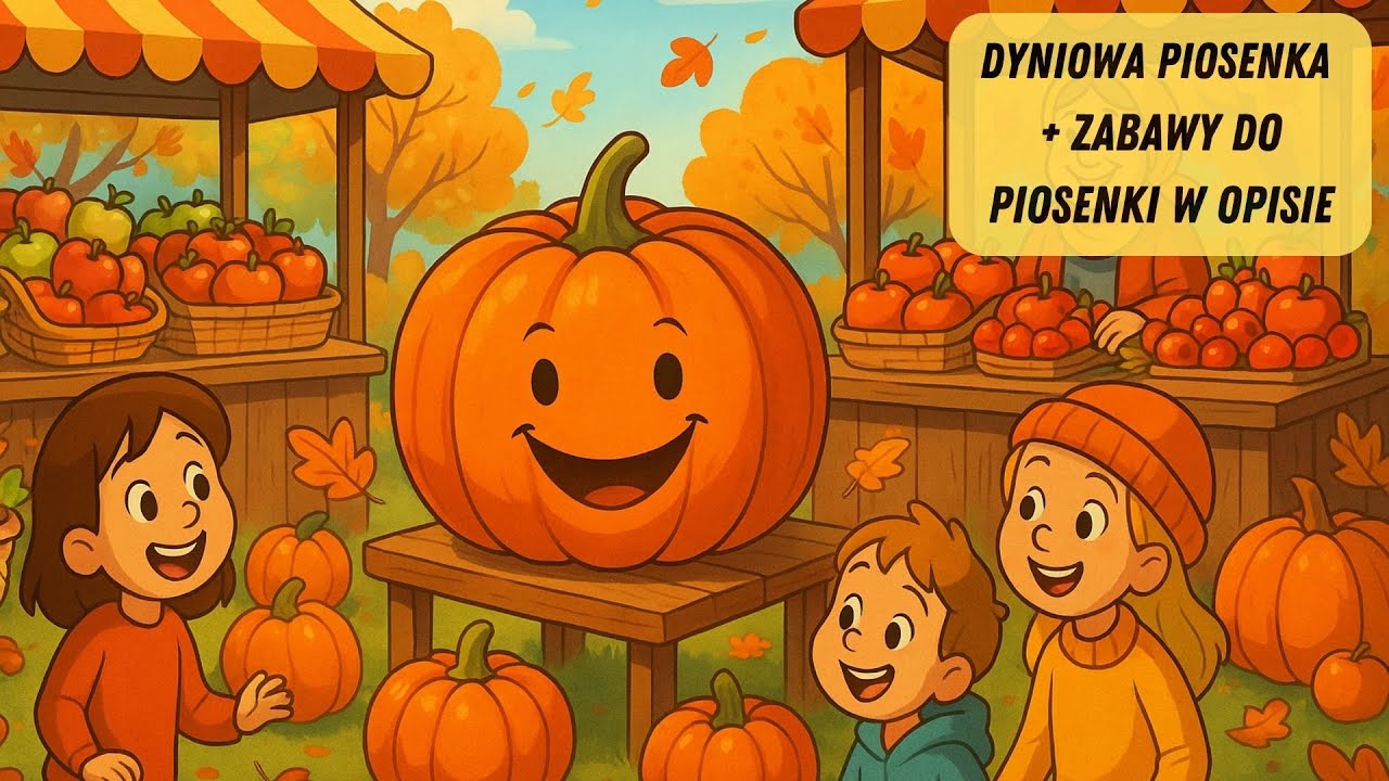 🎵🎃 Piosenka o dyni dla dzieci | Dzień Dyni – radosna jesienna zabawa! 🍁