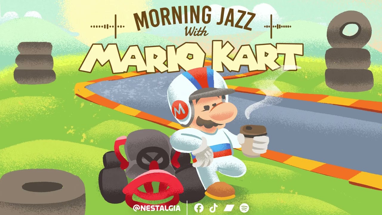 Morning Jazz with Mario Kart 🏁🛞⛅️