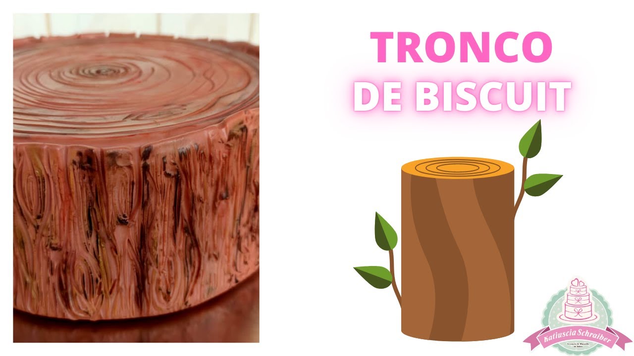 DIY - Como fazer TRONCO de árvore em biscuit