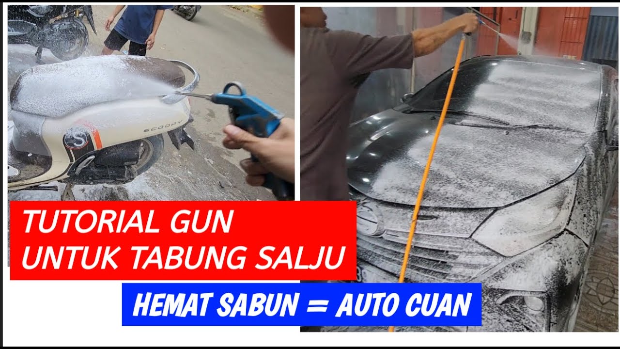 TUTORIAL GUN TABUNG SALJU AGAR HEMAT SABUN !!! AUTO CUAN $$$$