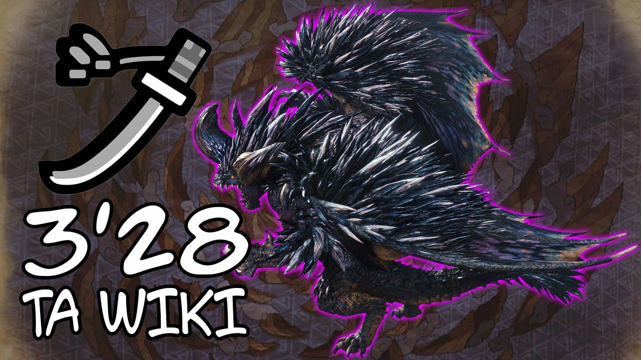 MHWI | Tempered Ruiner Nergigante TA Wiki Rules Long Sword 3'28