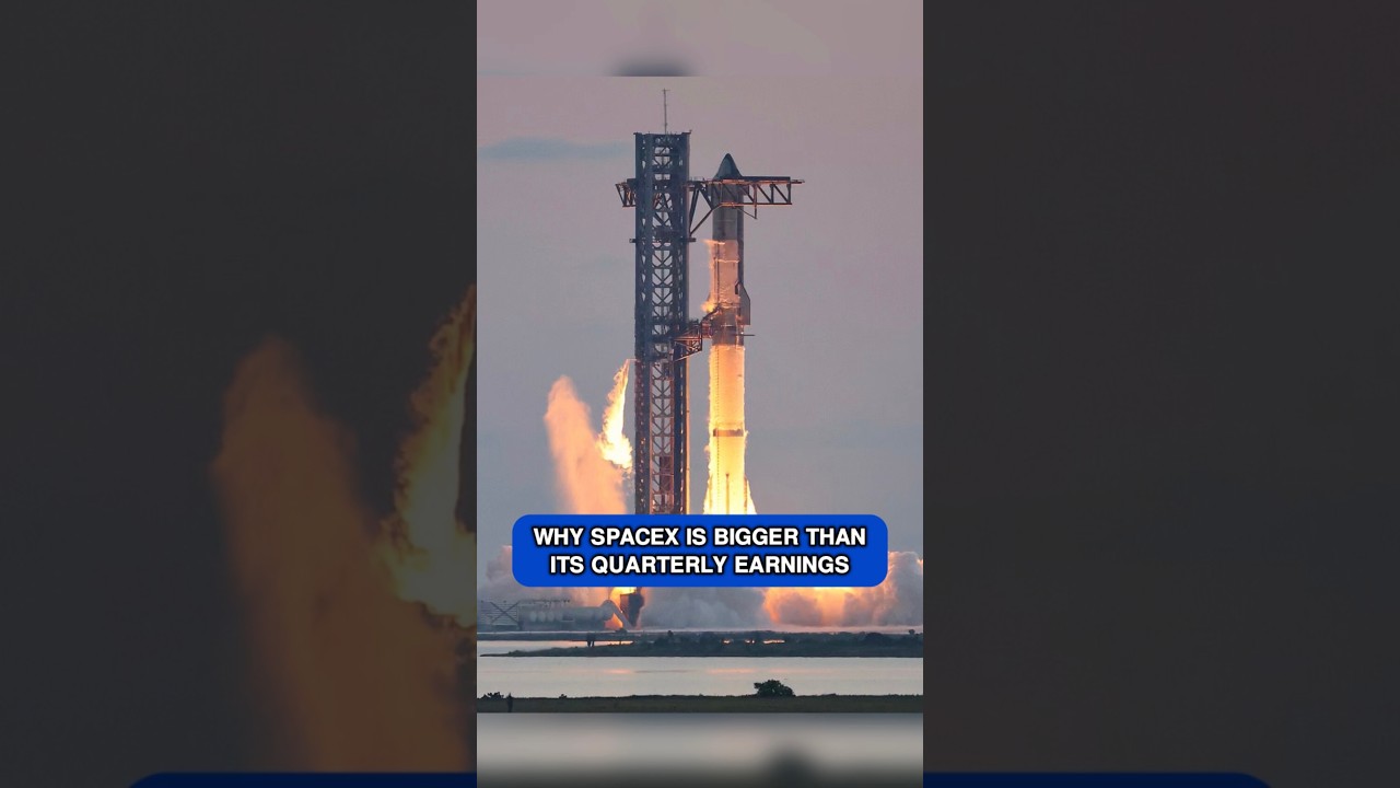 Why SpaceX is bigger than its quarterly earnings #shorts