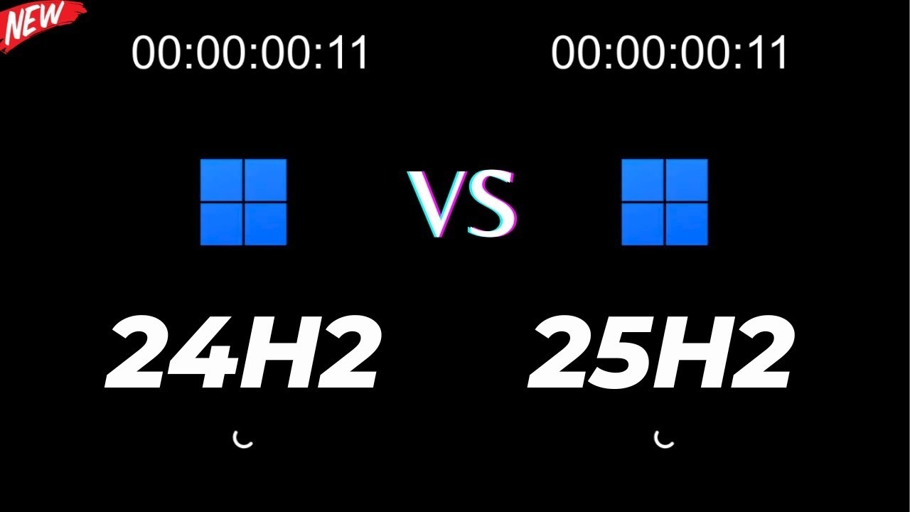 Windows 11 25H2 vs 24H2 – The Ultimate Speed Test! ⚡