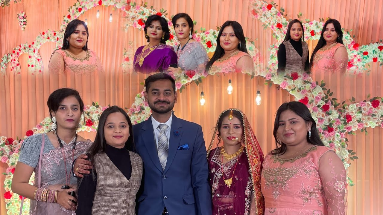 Hum dono gye didi k ghr 🏘reception mein 🥳😊😍
