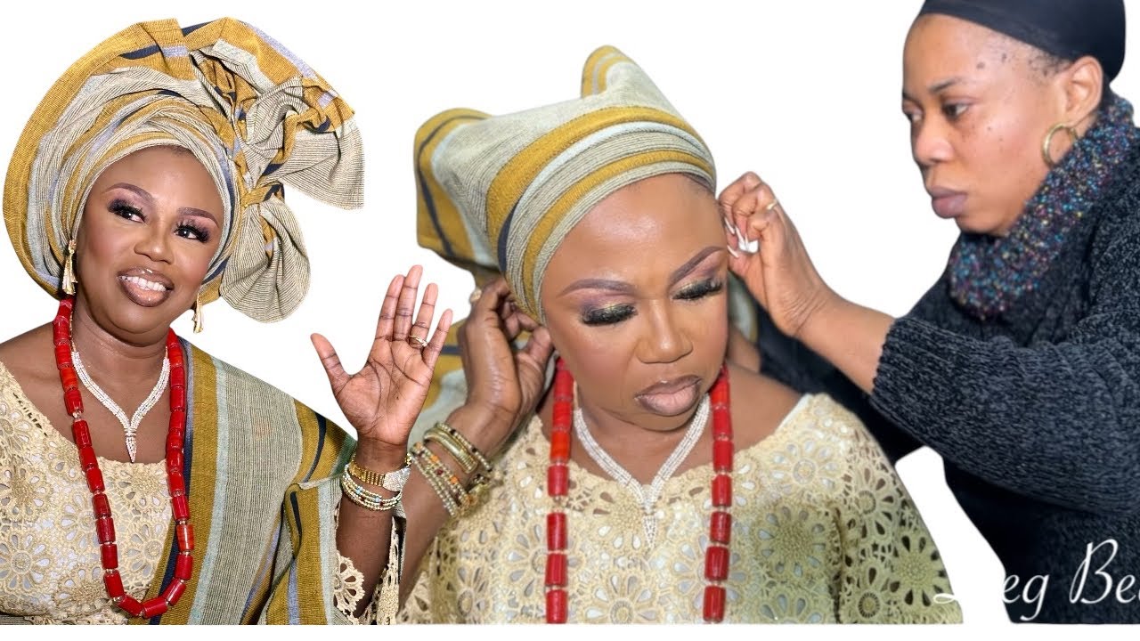How to achieve latest Gele style Tutorial 2025