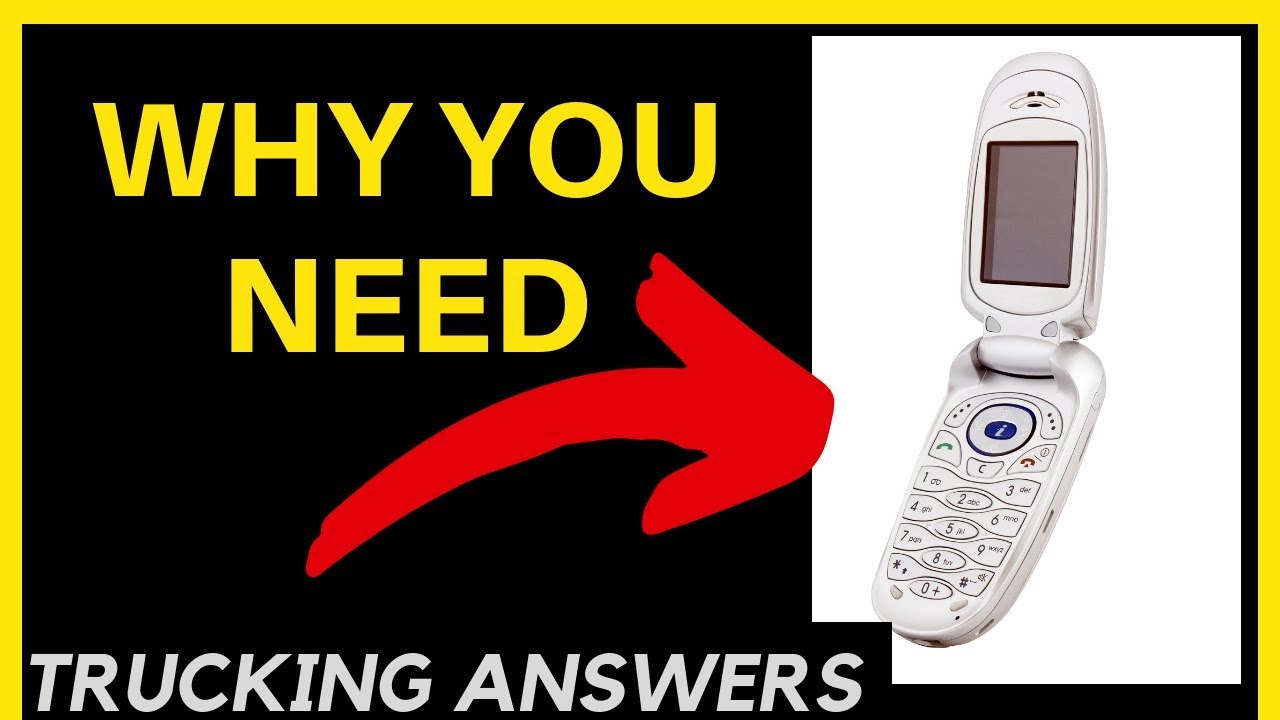 Why truck drivers MUST get a flip phone | Trucking Answers