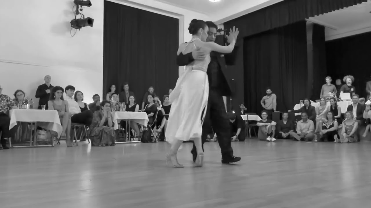 Carlitos Espinoza and Agustina Piaggio. Milonga. @Tangostories