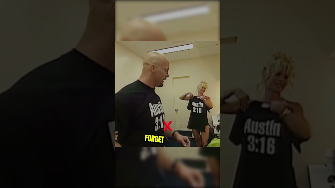 Stone Cold walks in on Sable #wwe #stonecold #wrestling #smackdown #shorts #wwf #wweraw #sable