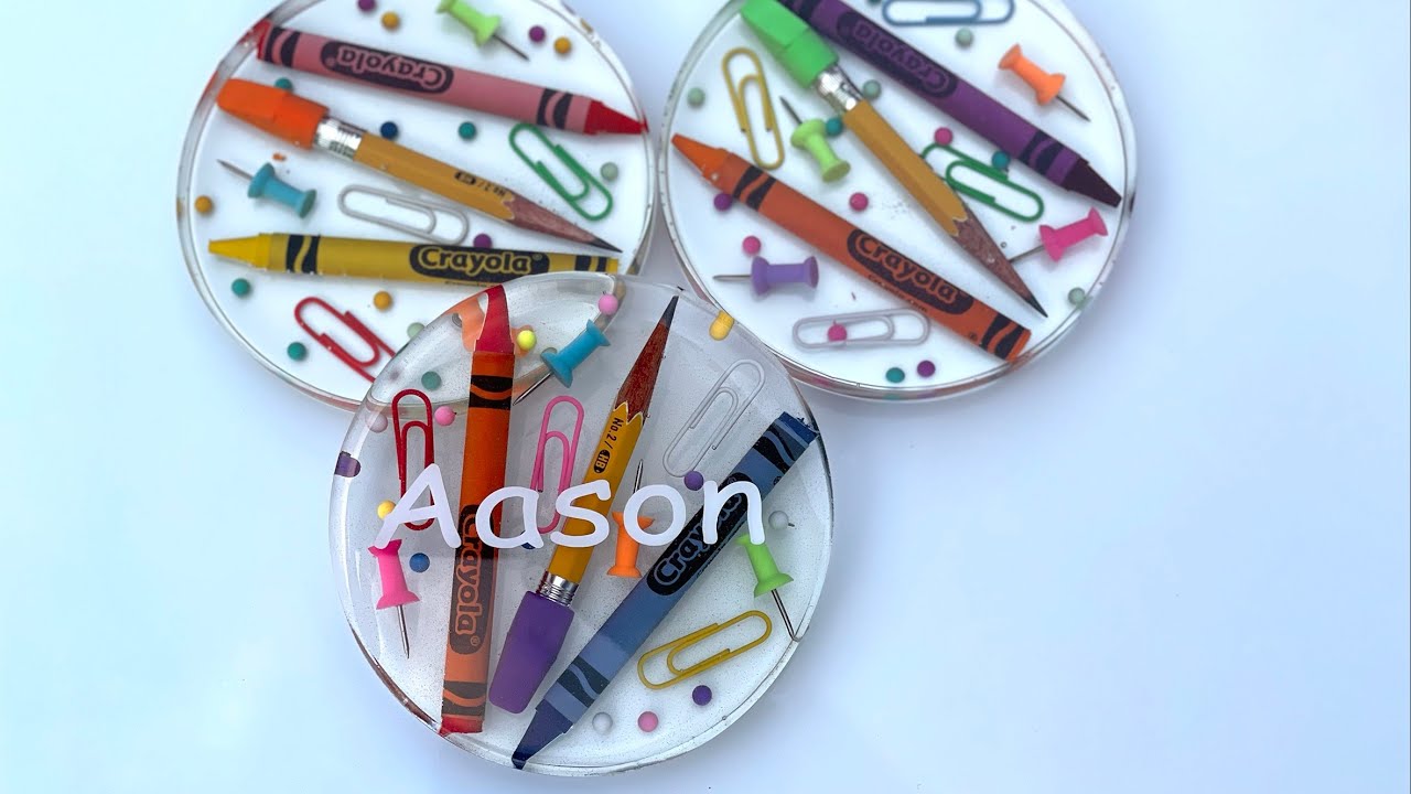 (19)Color Me! Coasters -Resin