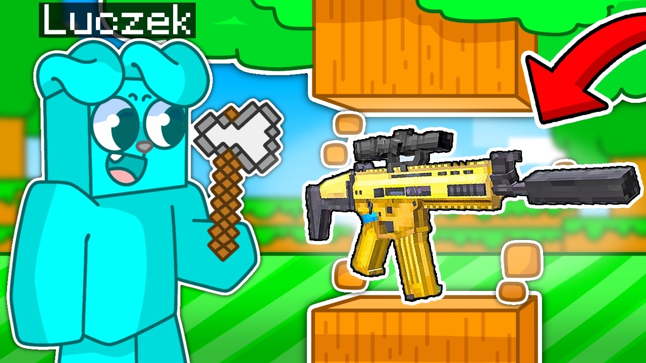 Minecraft ALE Z BLOKÓW DROPIĄ BRONIE 🔫