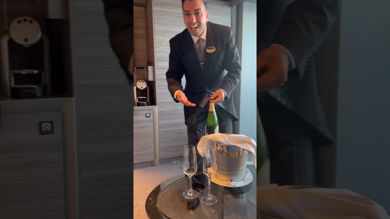 Butler service gone wrong! #shortsfeed #cruise