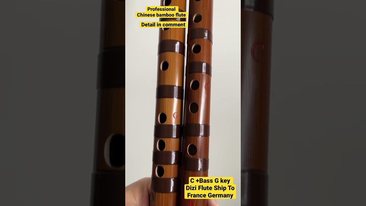 C Key Bass G Key Dizi Flute Professional Chinese Bamboo Flute #diziflute #dizi #笛子