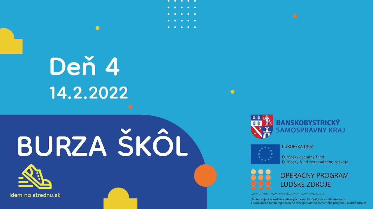 Online burza stredných škôl BBSK 14.2.2022