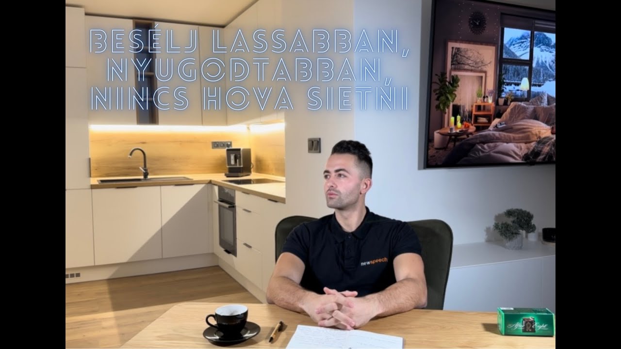Beszélj lassaban, nyugodtabban, nincs hova sietni |ÚJ BESZÉD | DADOGÁS |BESZÉDBLOKK |KECSÖ ZOLTÁN