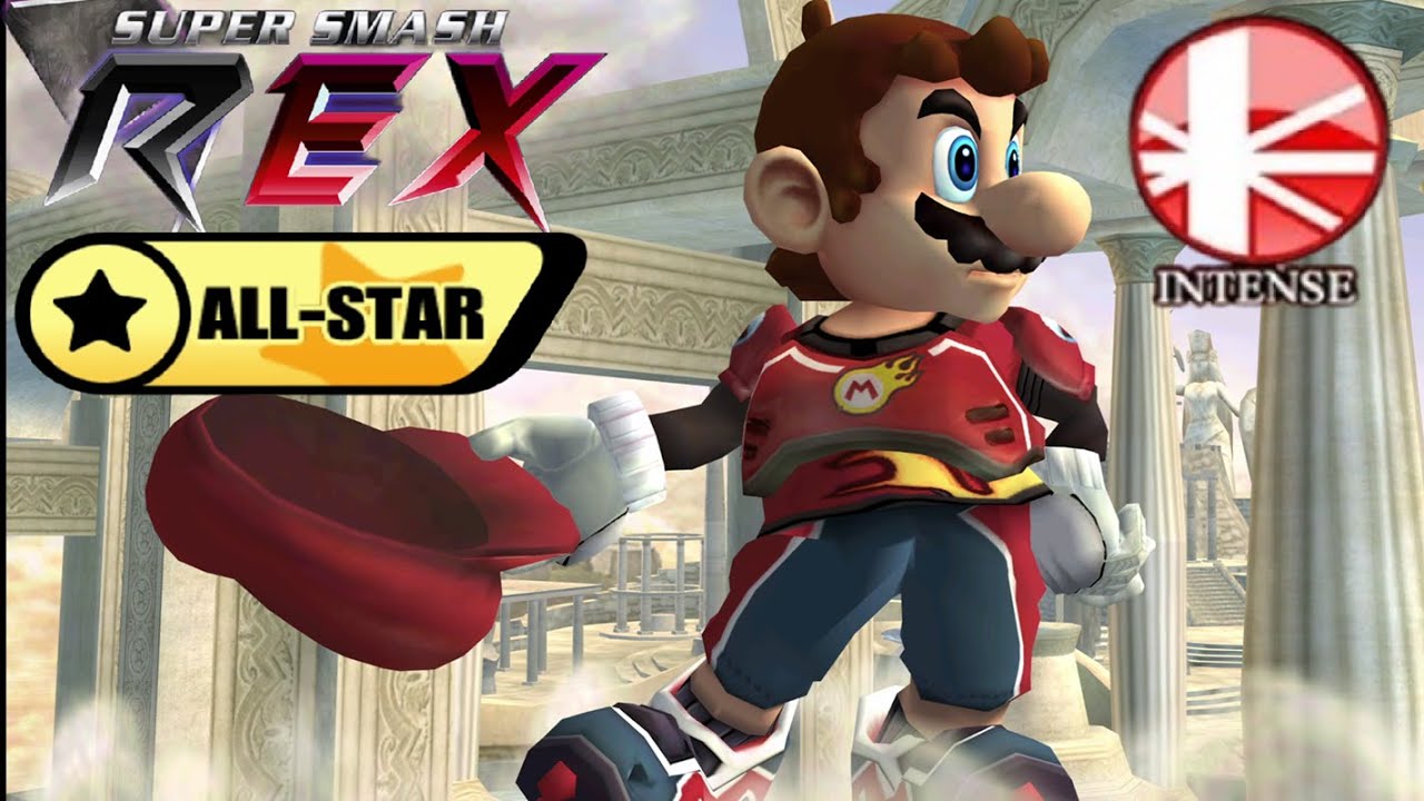 Super Smash REX Gameplay - All Star Mode with Mario (Intense)