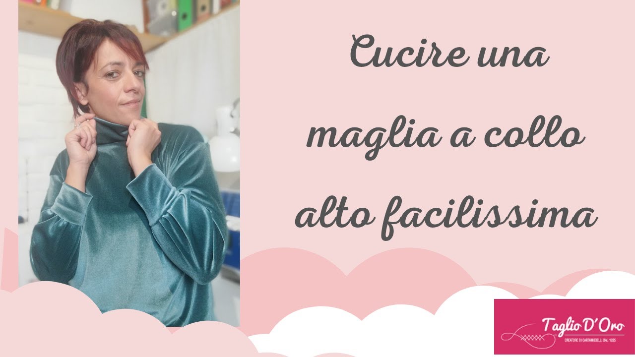 Come cucire una maglia facilissima con Taglio D'oro - dal cartamodello alla confezione