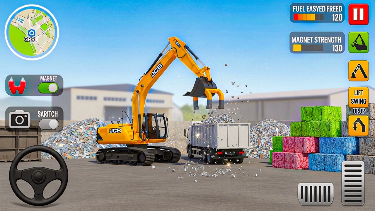 Extreme Sand Loading Challenge – Heavy Excavator Construction Game – Android Gameplay