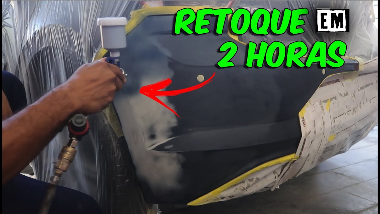 COMO FAZER UM RETOQUE DE VERNIZ AUTOMOTIVO PERFEITO - PASSO A PASSO!