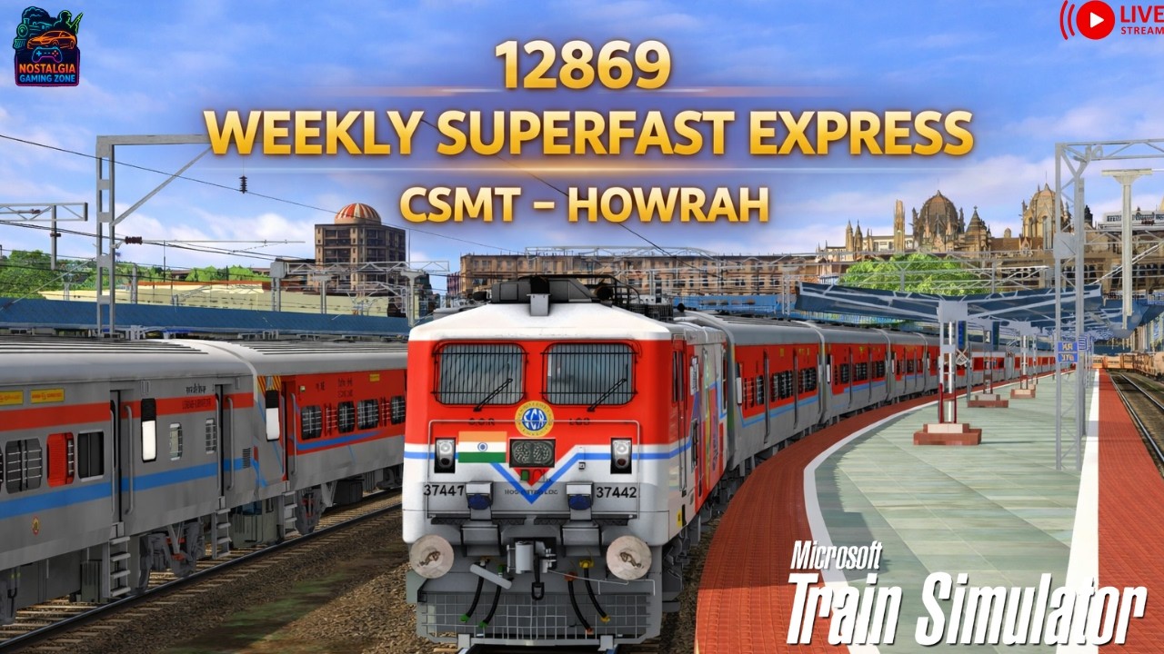🚄 LIVE FIRST TIME 🚨 CSMT–Howrah SF | Yard Shunting, Cab Change & Heavy Traffic #shorts #shortsfeed