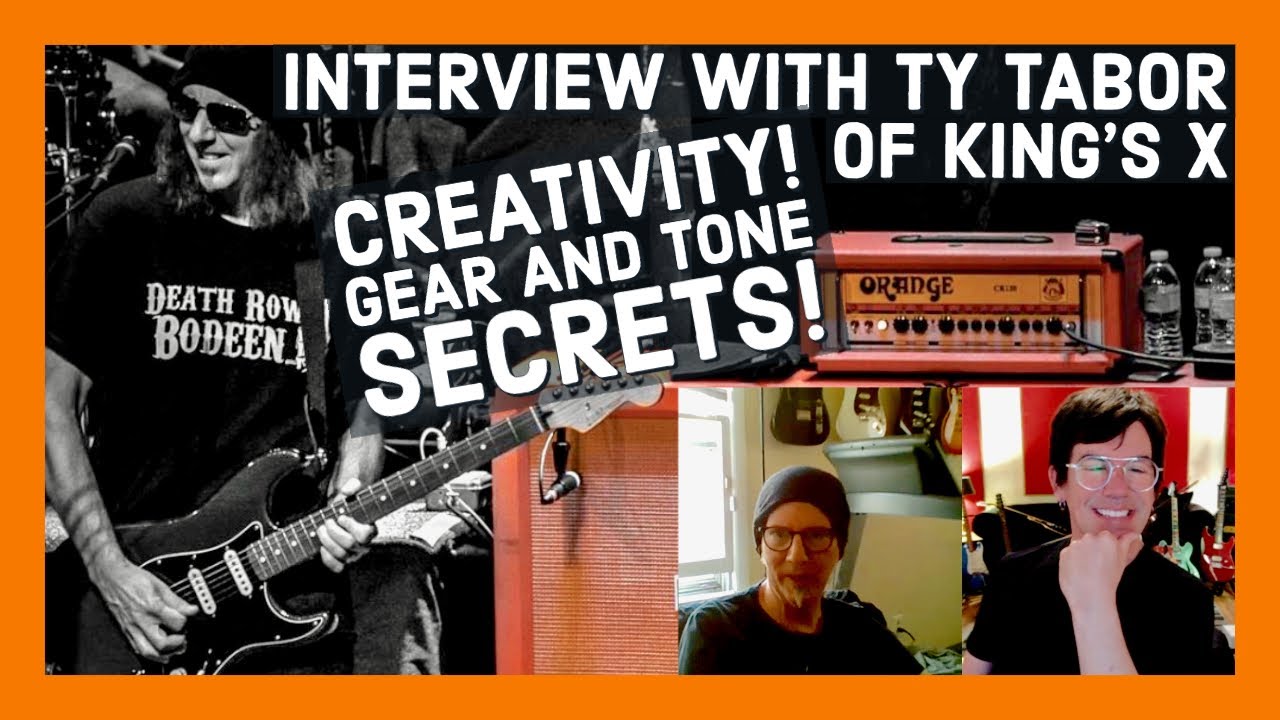 INTERVIEW WITH TY TABOR of KINGS X Creativity, Gear, And More!