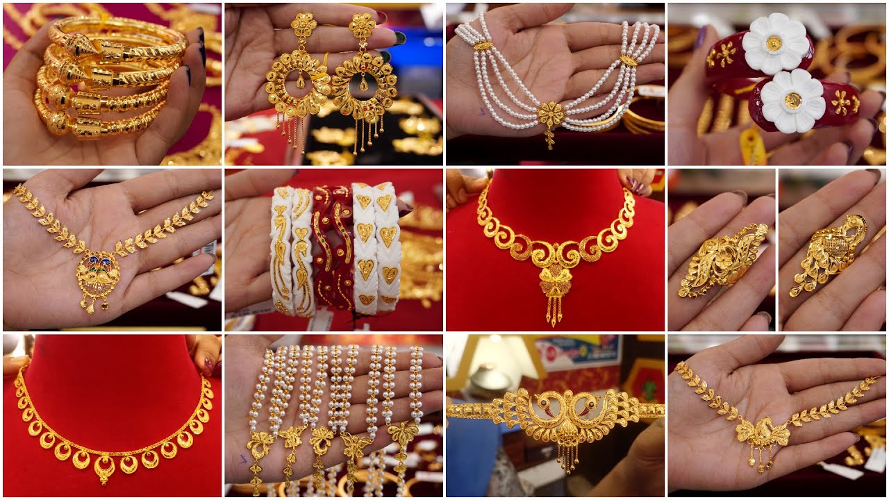 DHANTERAS SPECIAL 🔥 Matro 1 Gram theke Halka Necklace/Bala/Sakha/Pola/Top Earrings/Kanbala/Chain 6