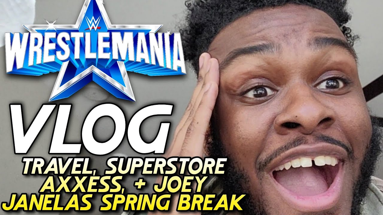 Wrestlemania 38 WKND VLOG - WM Superstore Exploration + JJSB6!