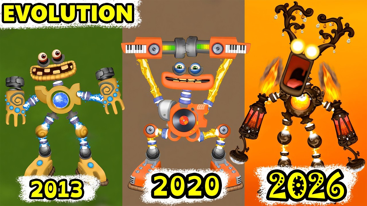 All Wubbox Evolution (My Singing Monsters)
