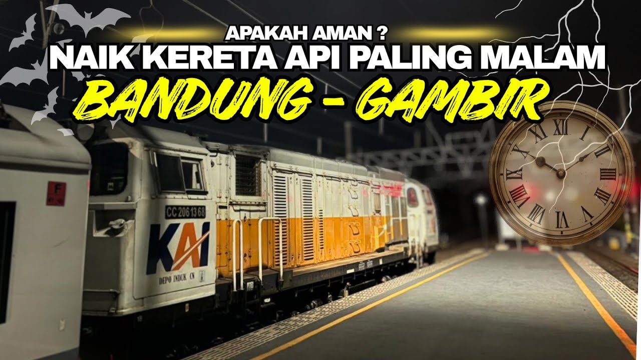 NYOBA NAIK KERETA API PALING AKHIR DARI KOTA BANDUNG I KA Pangandaran Ekonomi Bandung-Gambir