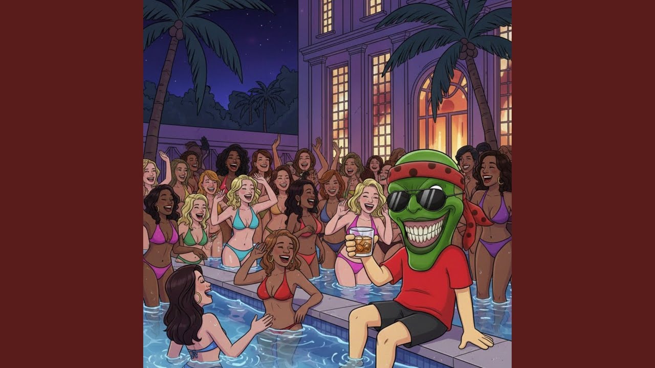 Whisky na piscina