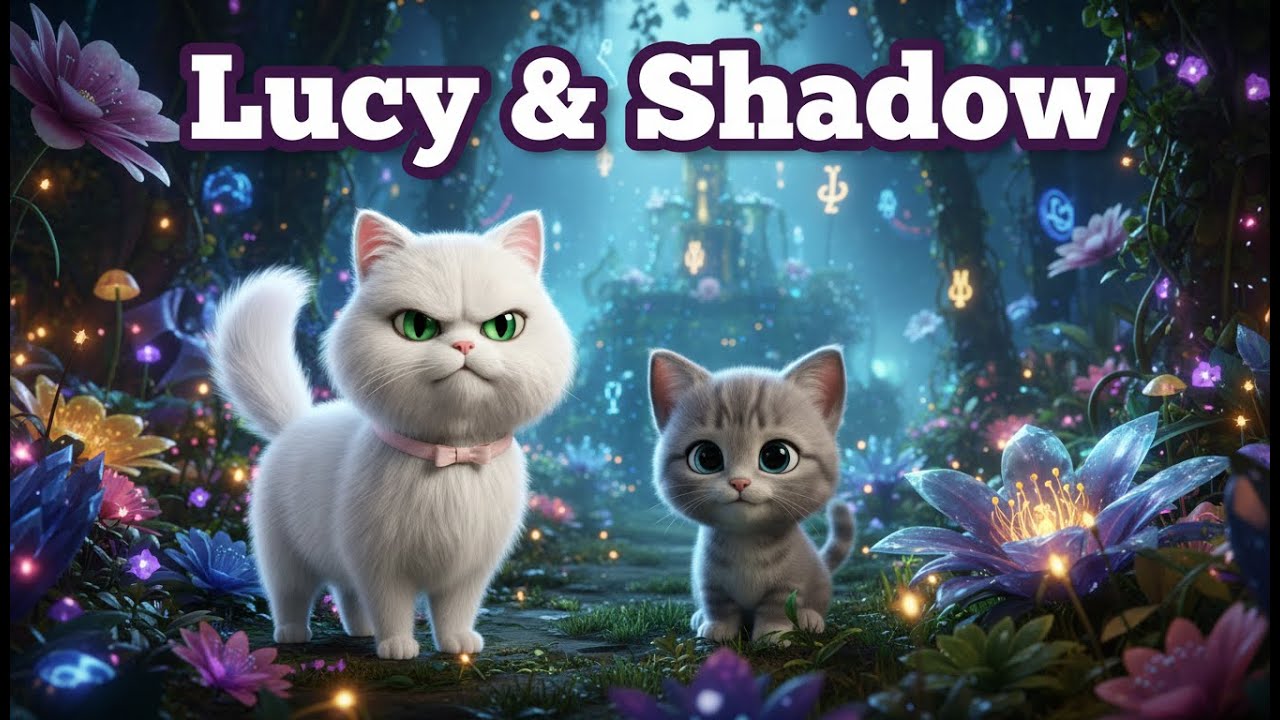 What is it? Cat story - Mama cat Lucy encounters something mystical in the garden