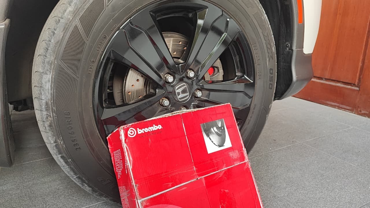 Unboxing dan Review singkat Piringan Cakram / Disc Brake Brembo Xtra di mobil Honda CRV Gen 4 (RM)