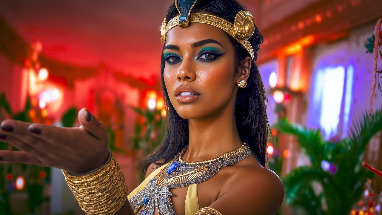 Arabic Techno But a Dream - Kaiya Habibi | The Pyramids of Giza at Night